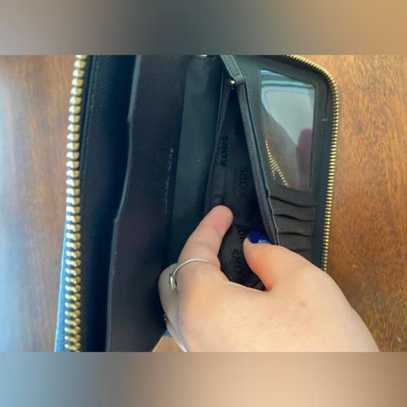 Michael Kors Black and Gold Wallet - Picture 8 of 8